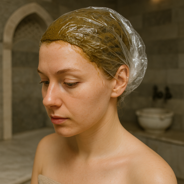 Natürliche Haarpflege-Routine — Ghassoul, Henna und Rosenwasser richtig kombinieren