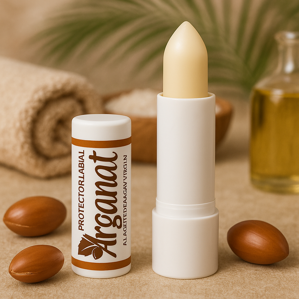 Baume à lèvres à l'huile d'argan – soin et protection naturels