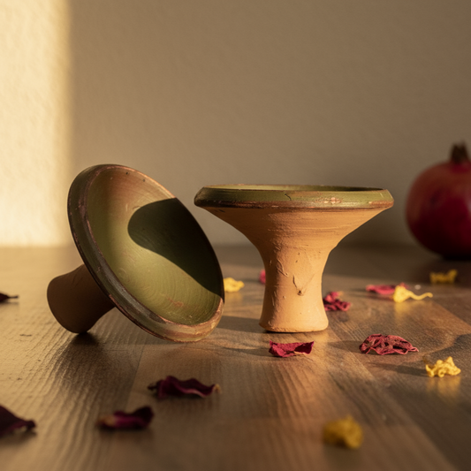 Aker Fassi im goldenen Tiegel – Traditionelles marokkanisches Rouge & Lippenstift | Natürlich & handgefertigt