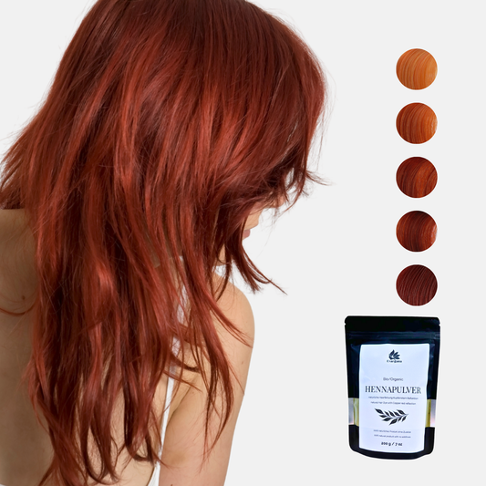 Henna Pulver – 100 % Natur, 200 g im wiederverschließbaren Beutel