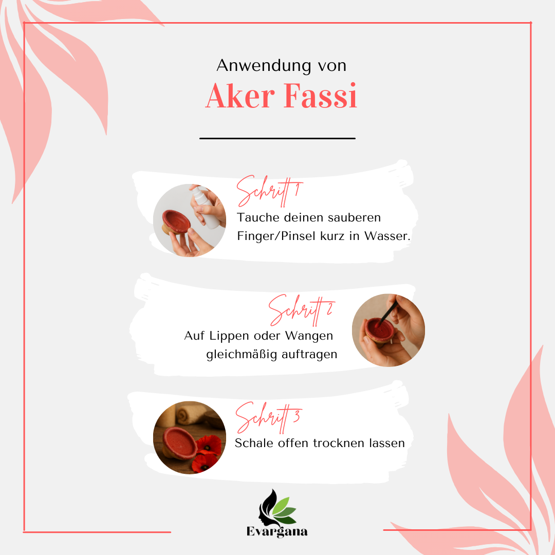 Aker Fassi – Natürliches Lippen- & Rougepulver aus Marokko