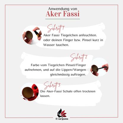 Aker Fassi im goldenen Tiegel – Traditionelles marokkanisches Rouge & Lippenstift | Natürlich & handgefertigt