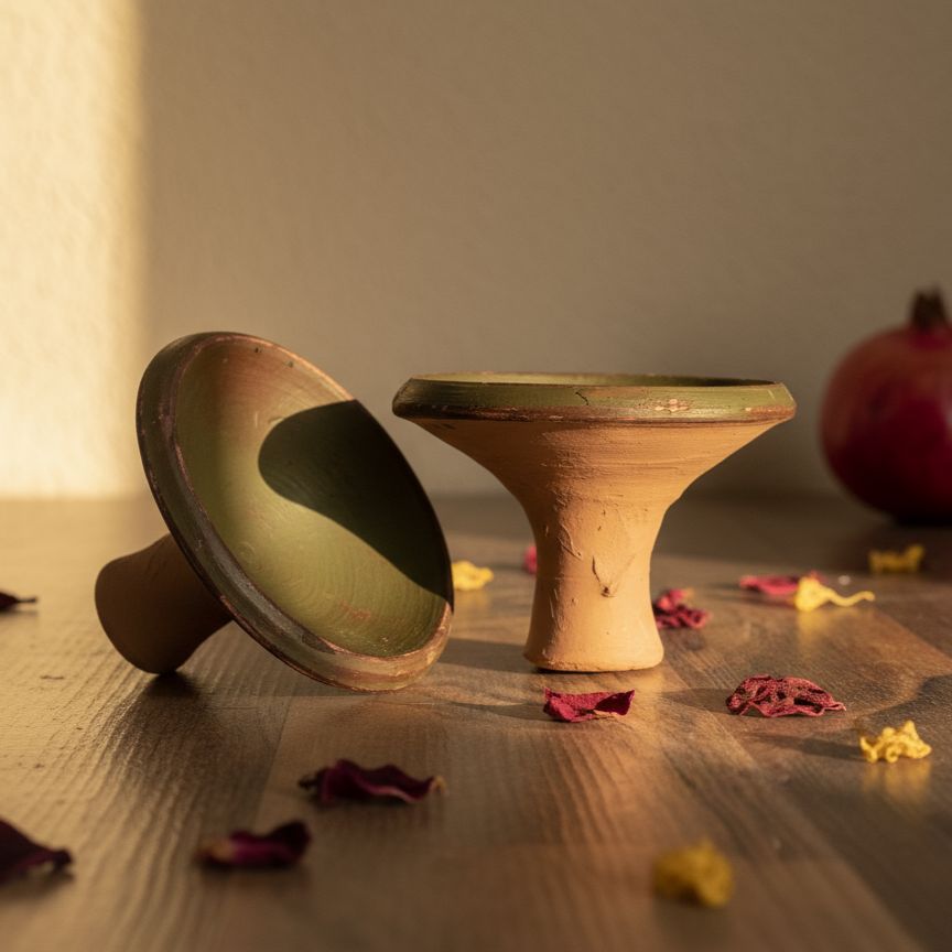 Aker Fassi im goldenen Tiegel – Traditionelles marokkanisches Rouge & Lippenstift | Natürlich & handgefertigt
