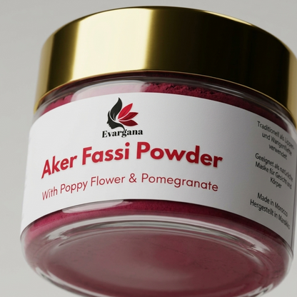 Aker Fassi Powder - 100% Natural | Traditional Moroccan Beauty Ritual | Evargana