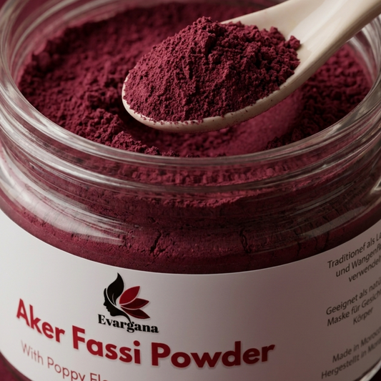 Aker Fassi Powder - 100% Natural | Traditional Moroccan Beauty Ritual | Evargana
