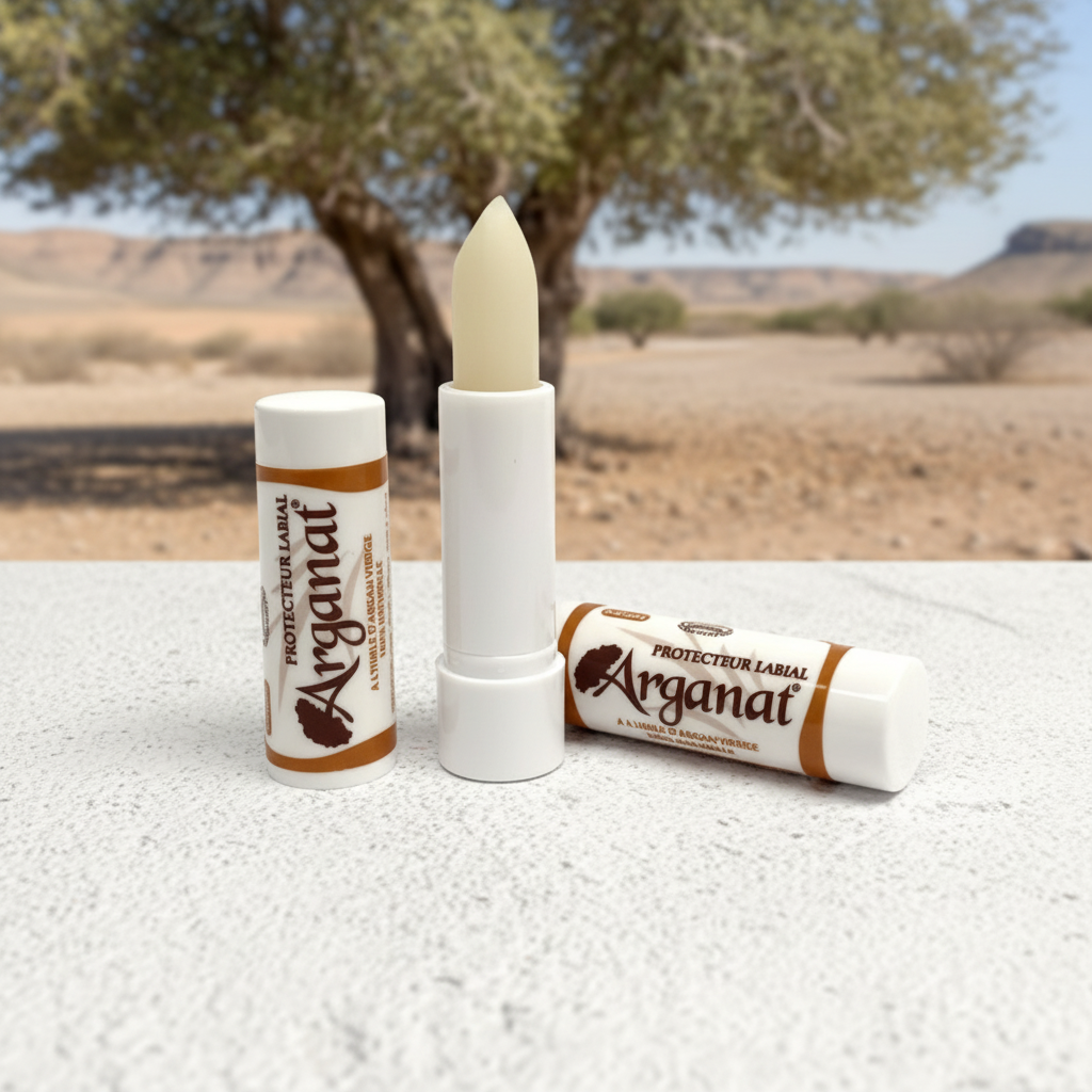 Lip balm with argan oil – natural care & protection