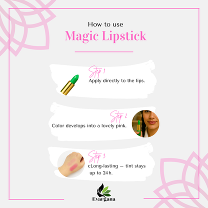 Magic Moroccan Lipstick – pH-reactive & naturally coloring