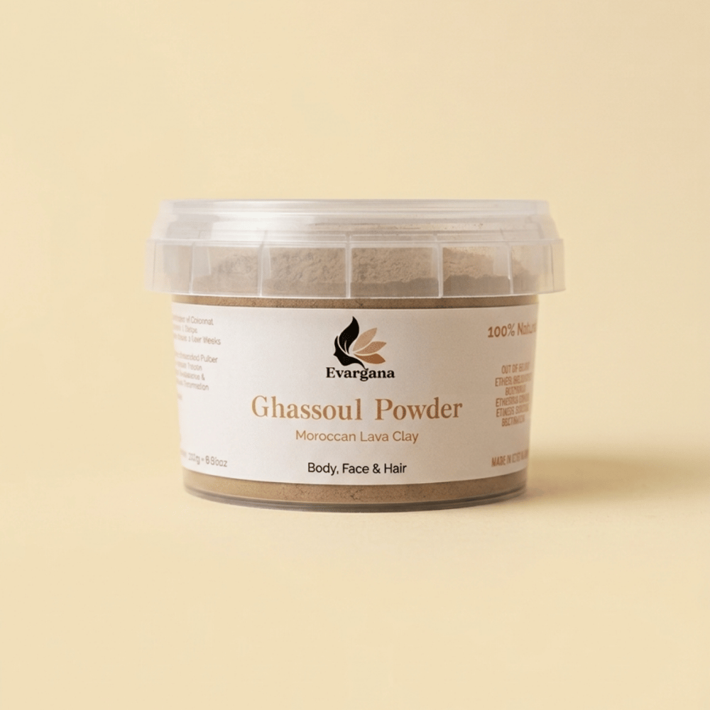 Ghassoul Pulver 150 g – Marokkanische Lavaerde für Gesicht, Körper & Haar | 100 % Natur, Detox & Pflege