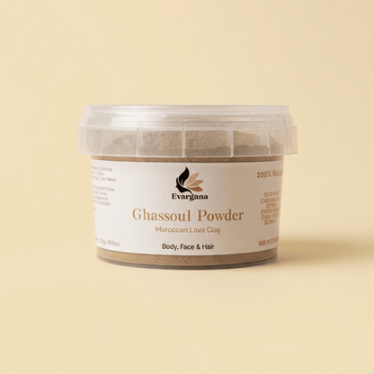 Ghassoul Pulver 150 g – Marokkanische Lavaerde für Gesicht, Körper & Haar | 100 % Natur, Detox & Pflege