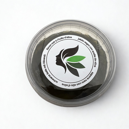 Beldi Seife 150 g – Original Marokkanische Schwarze Seife mit Olivenöl | Hammam Peeling & Tiefenreinigung