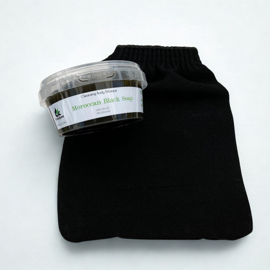 Beldi Seife 150 g – Original Marokkanische Schwarze Seife mit Olivenöl | Hammam Peeling & Tiefenreinigung