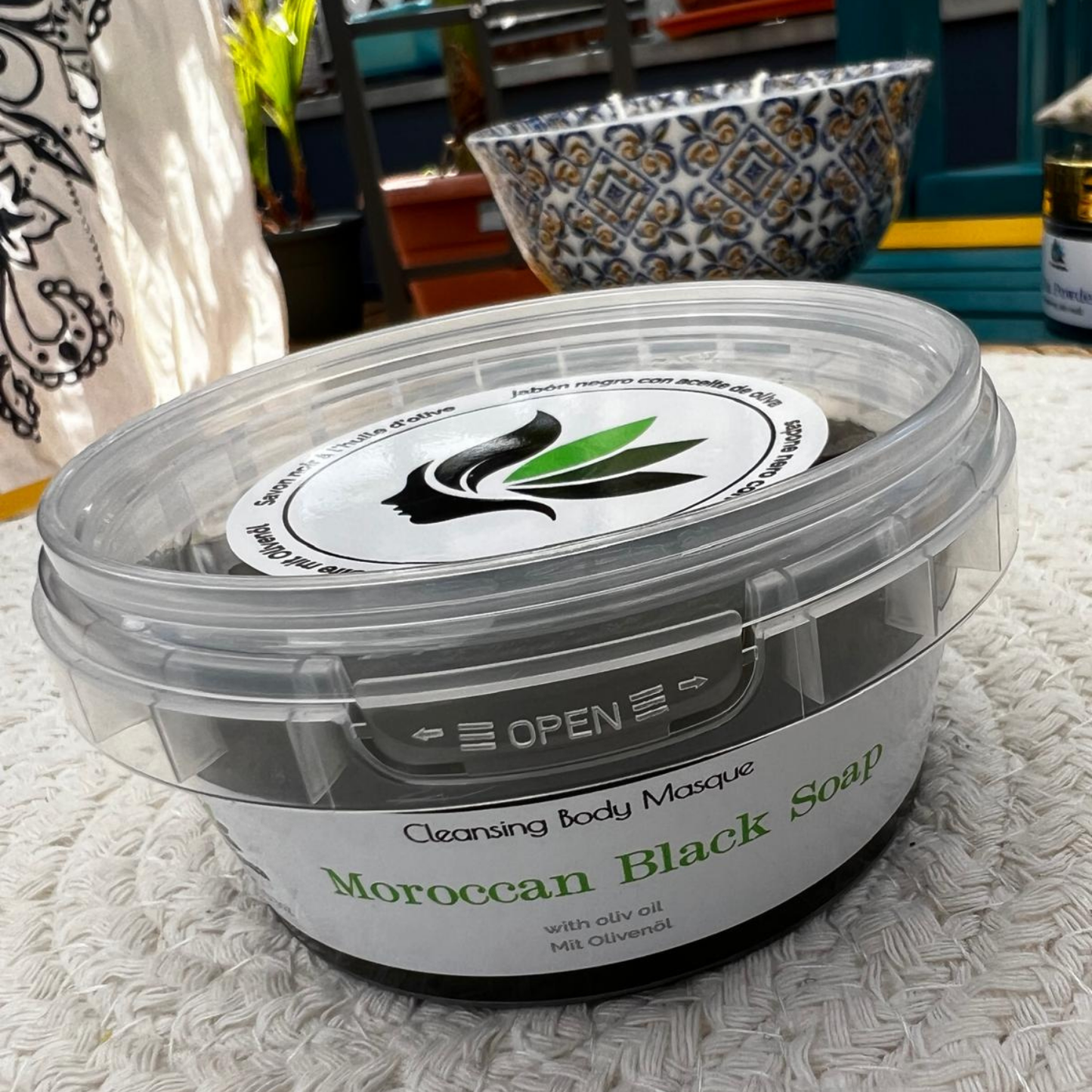 Beldi Soap 150 g – Original Moroccan Black Soap with Olive Oil | Hammam Scrub & Deep Cleansing
