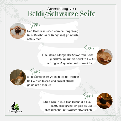 Beldi Soap 150 g – Original Moroccan Black Soap with Olive Oil | Hammam Scrub & Deep Cleansing