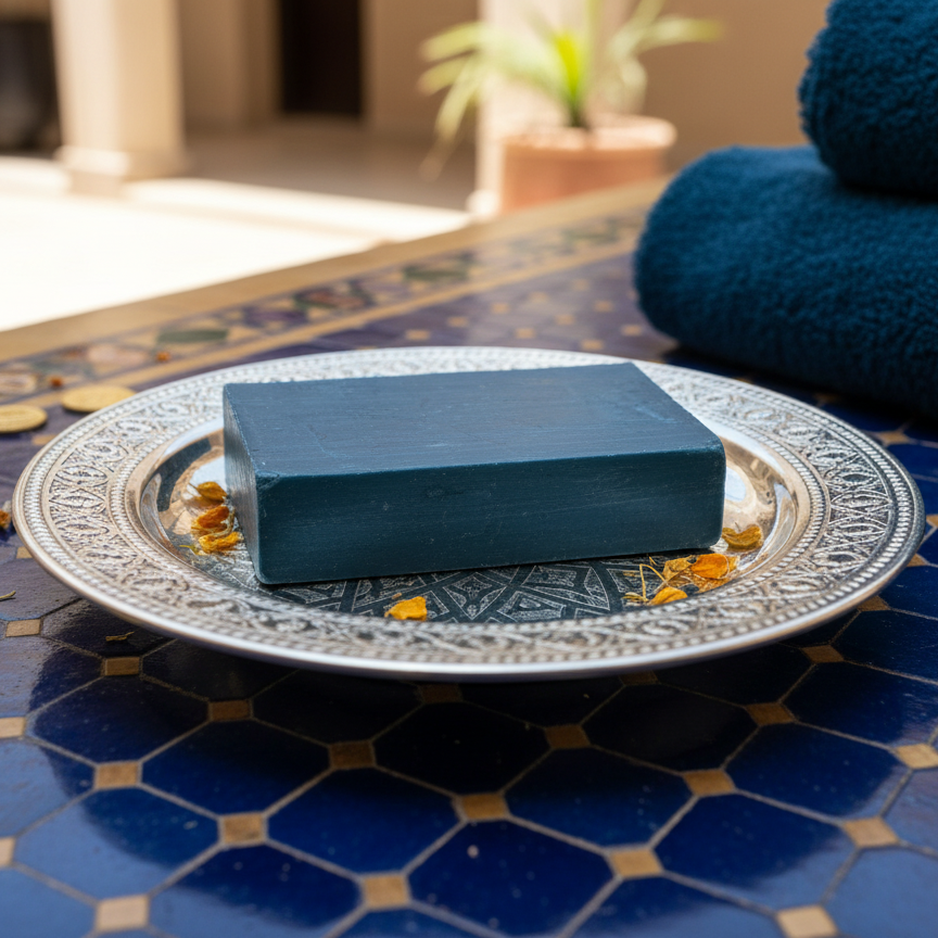 Blue Nila Seife – Das Geheimnis der Sahara-Schönheit | Klärende & Aufhellende Naturseife