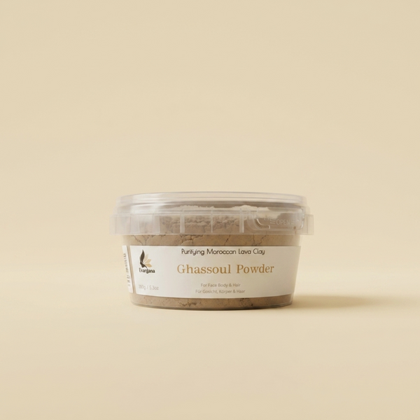 Ghassoul Pulver 150 g – Marokkanische Lavaerde für Gesicht, Körper & Haar | 100 % Natur, Detox & Pflege
