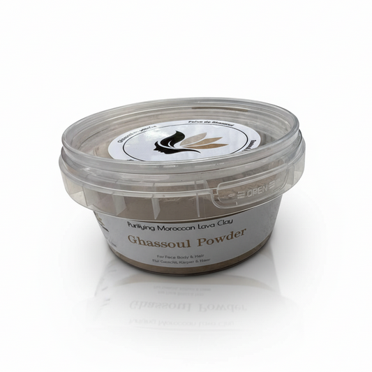 Ghassoul Pulver 150 g – Marokkanische Lavaerde für Gesicht, Körper & Haar | 100 % Natur, Detox & Pflege