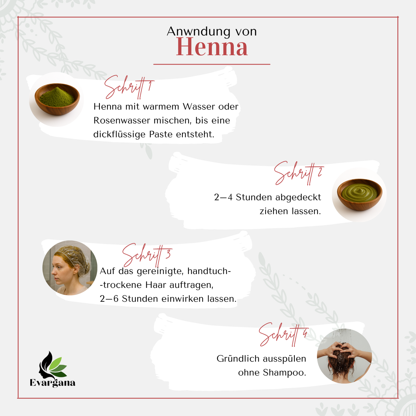 Henna Pulver – 100 % Natur, 200 g im wiederverschließbaren Beutel