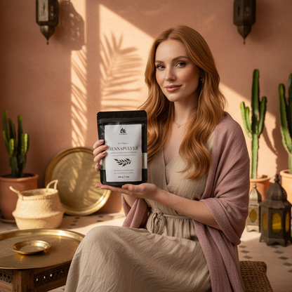 Henna Pulver – 100 % Natur, 200 g im wiederverschließbaren Beutel