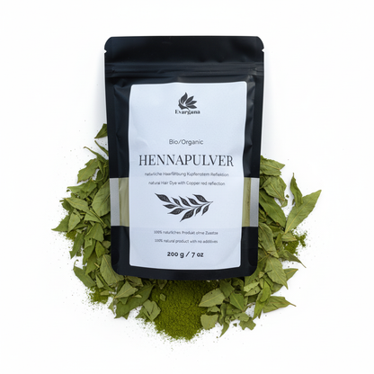 Henna Pulver – 100 % Natur, 200 g im wiederverschließbaren Beutel
