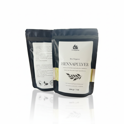 Henna Pulver – 100 % Natur, 200 g im wiederverschließbaren Beutel