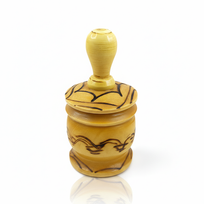 Marokkanischer Khol mit Behälter & Applikator – Traditionelles Augenpulver, handgefertigt