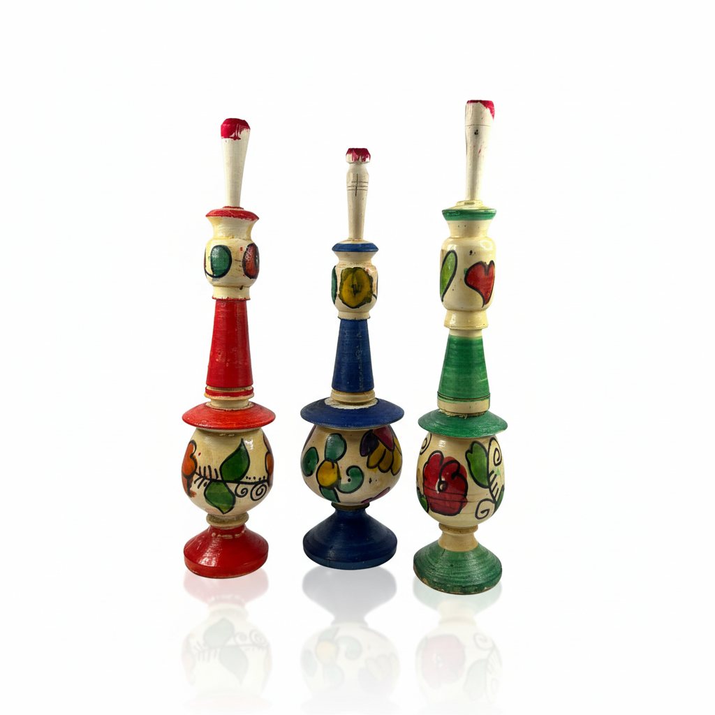 Marokkanischer Khol mit Behälter – Traditionelles Augenpulver inkl. Applikator (Rot, Blau Grün)