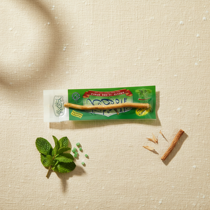 Miswak – Natürliche Zahnbürste aus dem Salvadora-Persica-Baum (Nelke, Zitrone, Honig oder Minze)