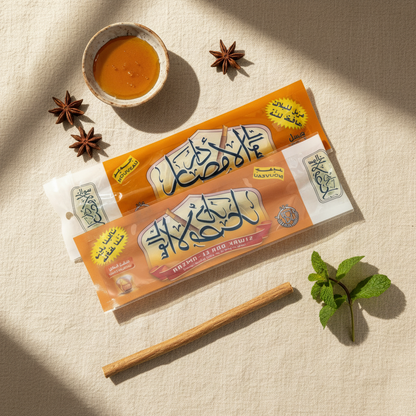 Miswak – Natürliche Zahnbürste aus dem Salvadora-Persica-Baum (Nelke, Zitrone, Honig oder Minze)