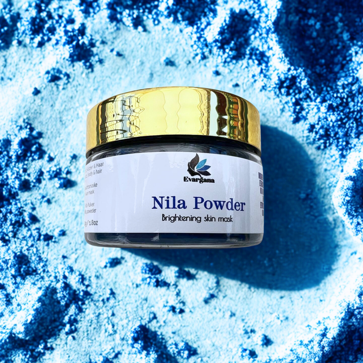 Nila Pulver 50 g – Traditionelles marokkanisches Indigo-Pulver für Haut & Spa
