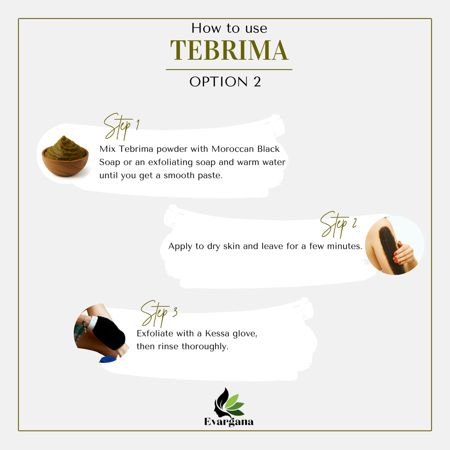 Poudre de gommage corporel Tebrima – Rituel spa marocain pour une peau lisse et éclatante | 150 g