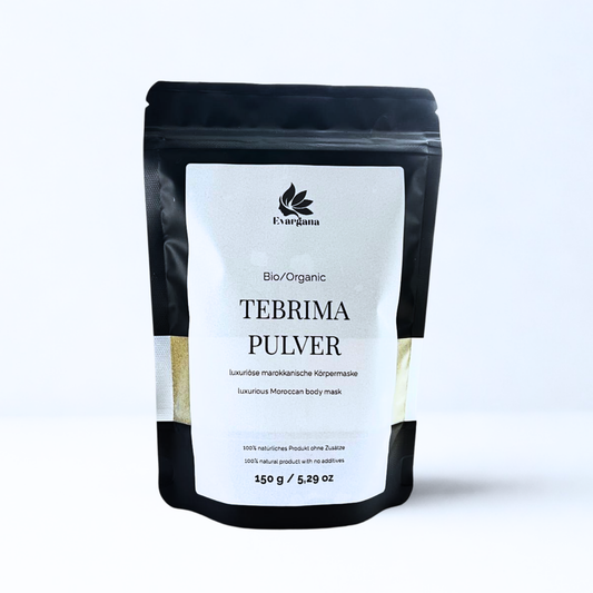 Poudre de gommage corporel Tebrima – Rituel spa marocain pour une peau lisse et éclatante | 150 g