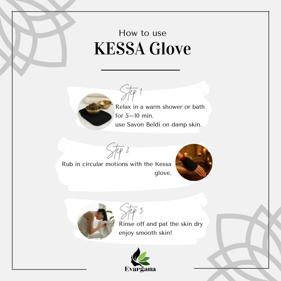 Kessa Peelinghandschuh – Traditionelles marokkanisches Spa-Erlebnis